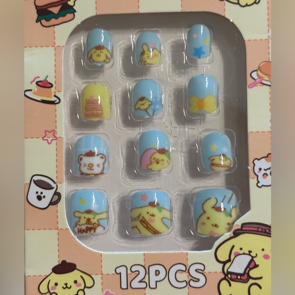 12 packs Little Girls Press On Nails Hello Kitty Melody Kuromi
Cinnamoroll &More - Picture 5 of 7